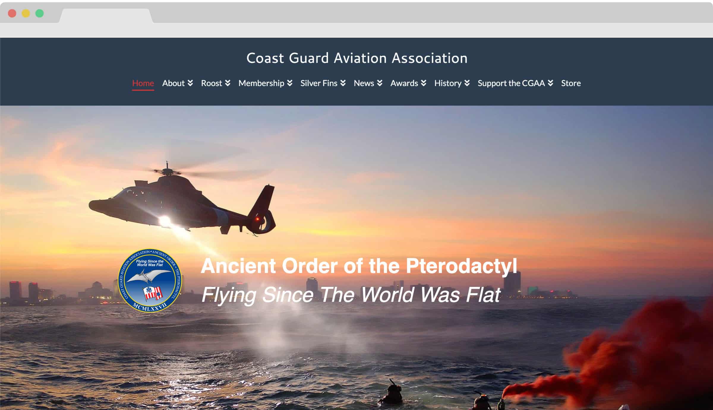 Coast Guard Aviation Association Portfolio Cover