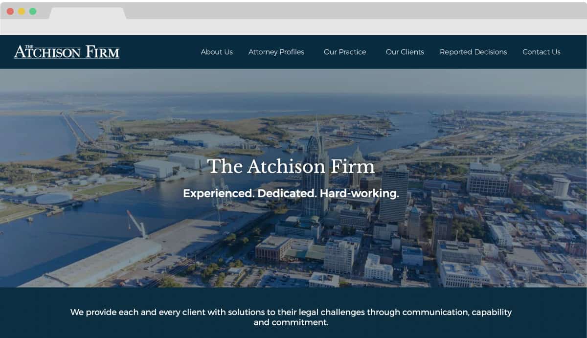 The Atchison Firm Portfolio Cover